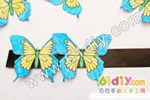 漂亮的蝴蝶头套制作Butterfly Crown craft