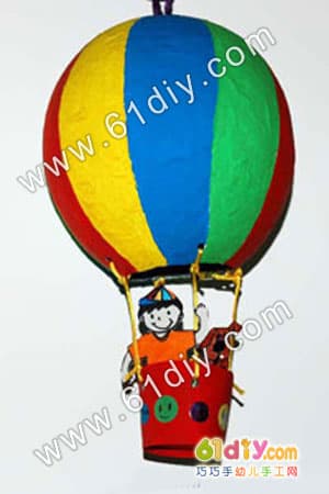 纸杯热气球手工制作Hot Air Balloon