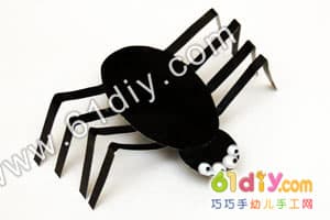 纸蜘蛛手工制作Paper Spider Craft