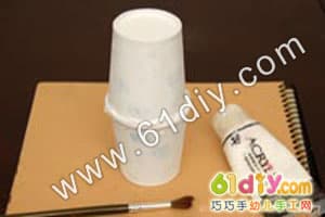 纸杯响铃(幼儿园早操器材)