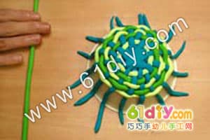 黏土制作收纳篮