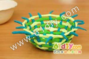 黏土制作收纳篮