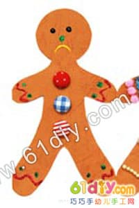 有趣的姜饼小人Gingerbread Man Paper Chain