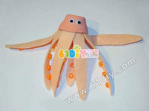 鸡蛋盒手工Egg Carton Octopus