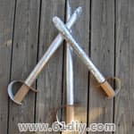 玩具剑手工制作