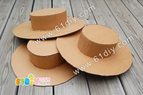 硬纸板制作帽子(三)