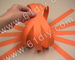 秋天的手工——纸条南瓜制作教程