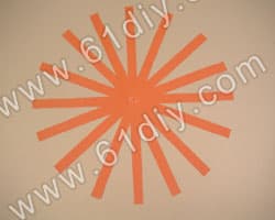 秋天的手工——纸条南瓜制作教程