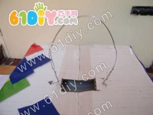 废旧纸盒灯笼制作