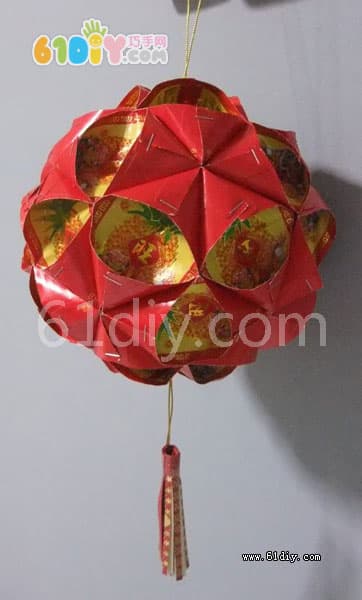 灯笼球制作（30个红包手工）