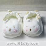 可爱的兔宝宝鞋制作