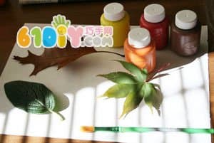 漂亮的树叶印