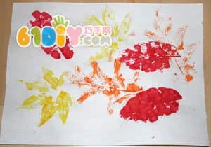 漂亮的树叶印