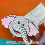简单的立体大象折纸