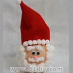 棉花手工——圣诞老人