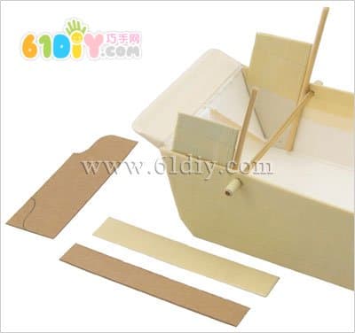 牛奶盒手工制作马车