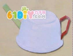 一次性碗制作茶壶