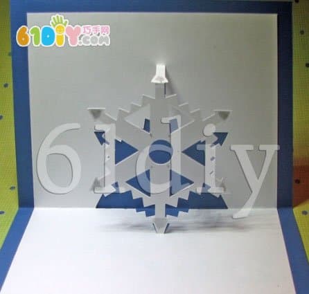 雪花圣诞贺卡制作