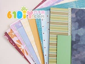 节日的圆形纸片挂饰制作