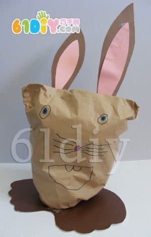 纸袋兔子手工制作