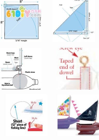 塑料瓶小船手工制作