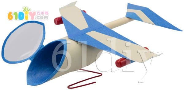飞机模型(纸筒手工制作)