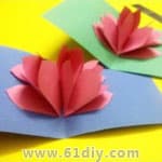 立体花朵卡制作方法