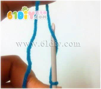 毛线手链编织教程