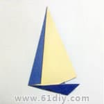 帆船折纸图解