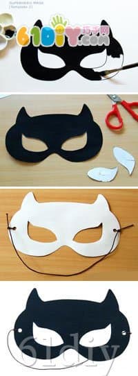 蝙蝠侠面具手工