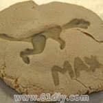 盐面团制作化石手工