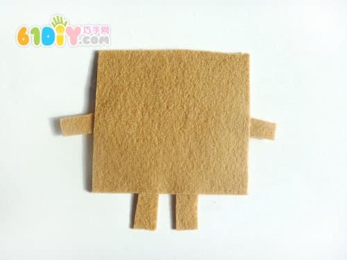 不织布小动物手工——小狗