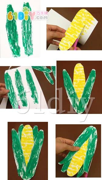 玉米的画法