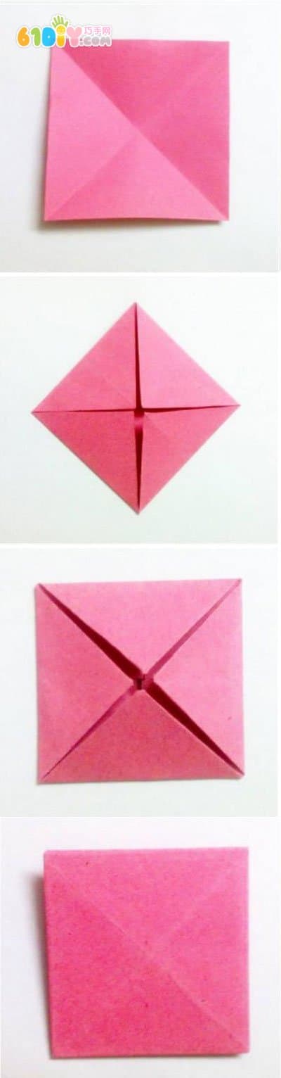莲花相框折纸教程