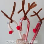 圣诞节挂饰——拐棍糖制作驯鹿