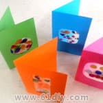糖果色系卡片手工制作