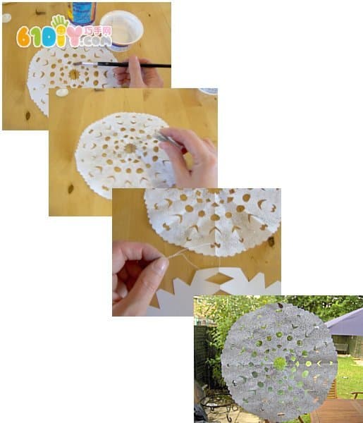 雪花挂饰手工制作