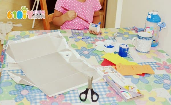 牛奶盒手工制作火箭灯笼