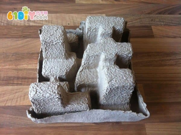幼儿环保手工制作城市高楼