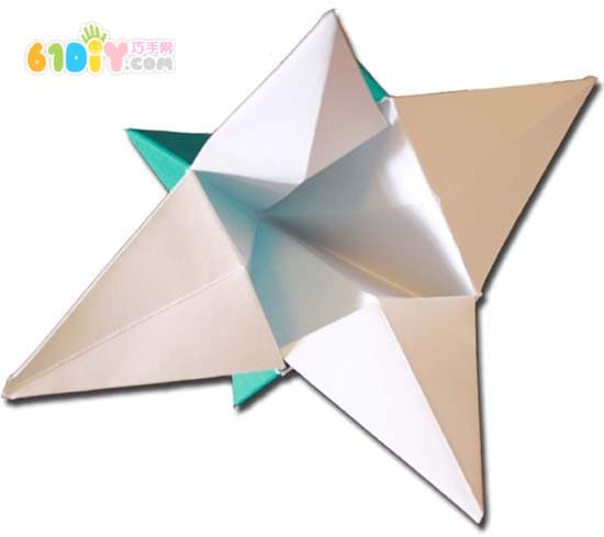 星星纸盒折法