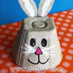 鸡蛋盒DIY小兔子