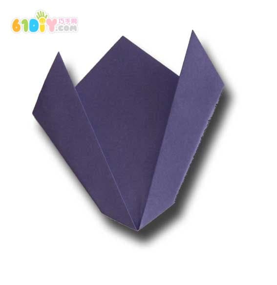儿童折纸教程——郁金香
