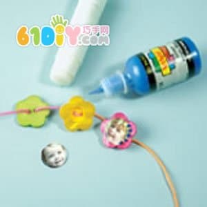 儿童母亲节diy:纽扣手链手工制作