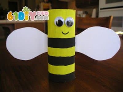 幼儿园春天小制作：DIY纸筒小蜜蜂
