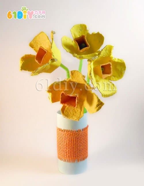 折纸鸡蛋花手工制作