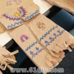 纸袋DIY制作印第安人服饰