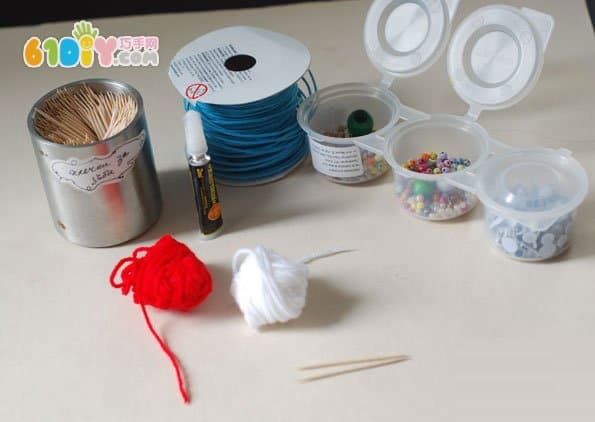 儿童DIY:毛线蝴蝶手工制作