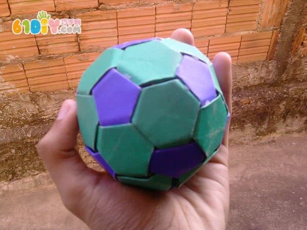 世界杯DIY折纸足球