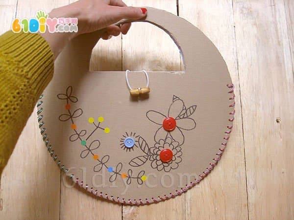 硬纸板DIY制作手提包