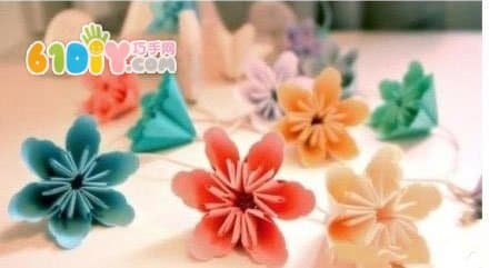 樱花折纸教程